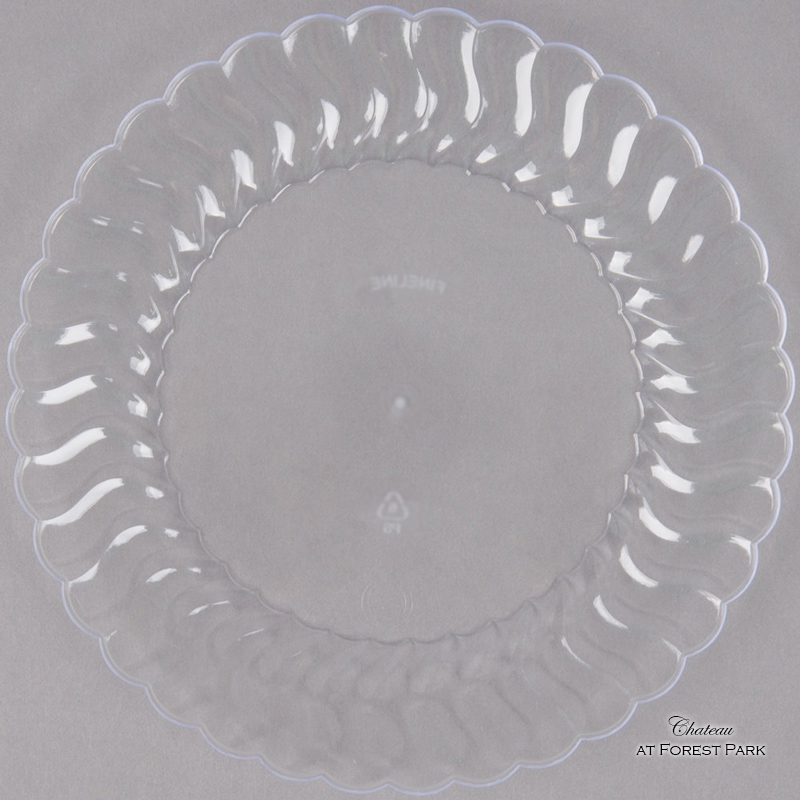 Clear Disposable Plastic Plates